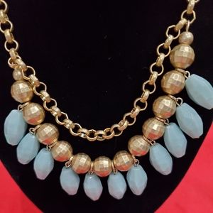 3/$18 Lia Sophia Cabana Necklace 17"-20" long Lot 565